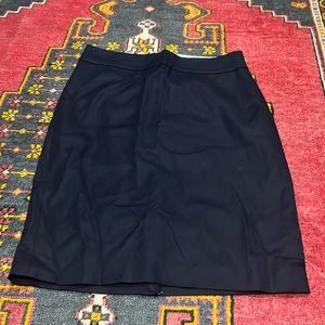 J. Crew Navy Pencil Skirt